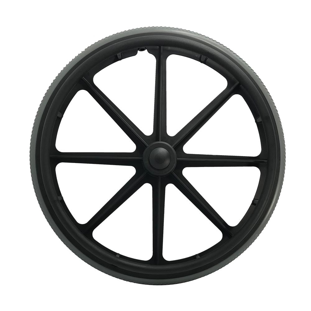 P-WP-22-01-01    22'' x 1固定塑膠框PU胎後輪組.